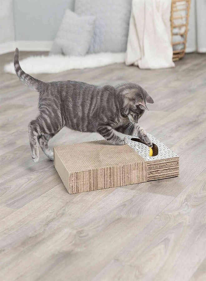Trixie Scratching Cardboard with Toys for Cats (38 x 30 cm) - Image 2